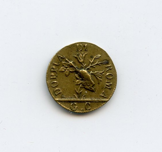 ROMA, Pio VI (1775-1779) Peso "Doppia di Roma"
